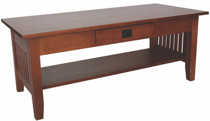 Prairie Mission Coffee Table With Drawer