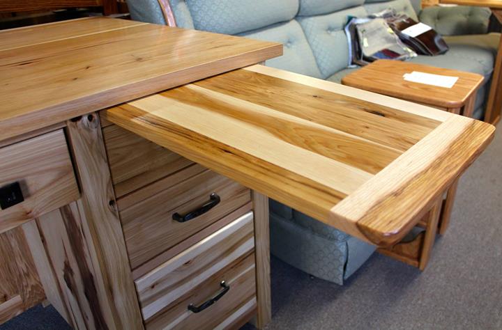 60" Coventry Executive Desk in Rustic Hickory