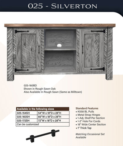 Silverton  TV Stand – 60"W