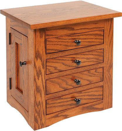 Flush Mission Dresser Top Jewelry Armoire