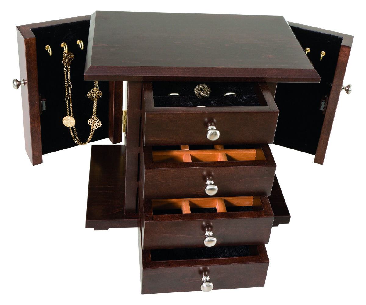 Dresser Top Jewelry Cabinet