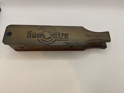 Wooden Amish Crafted Custom Engraved "Son Rize" Turkey Box Call - 2024, New!