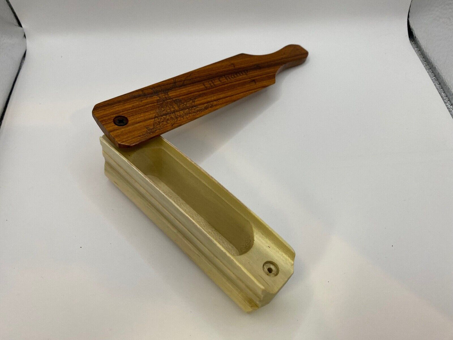 Genuinely Amish Crafted "Lil Champ" Turkey Box Call - New, Unused! Wooden!