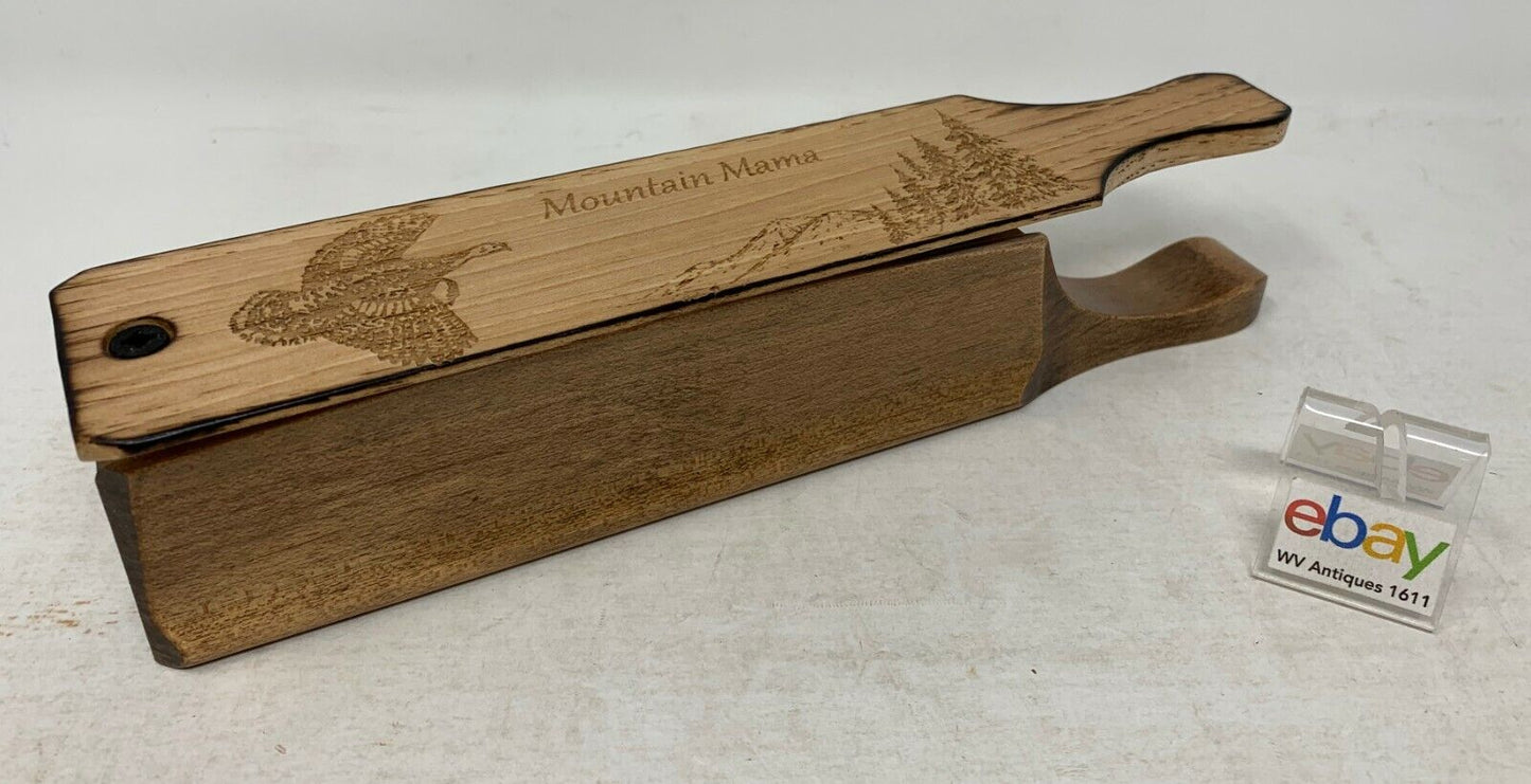 Genuinely Amish Crafted "Mountain Mama" Turkey Box Call - New, Unused! Wooden!