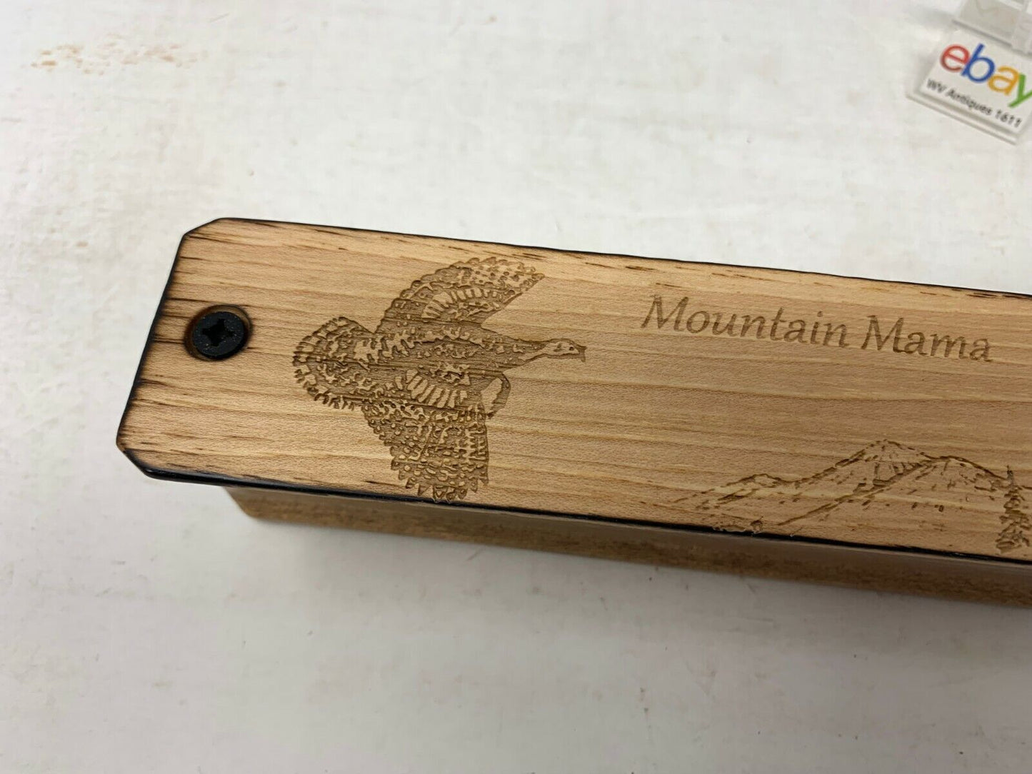 Genuinely Amish Crafted "Mountain Mama" Turkey Box Call - New, Unused! Wooden!