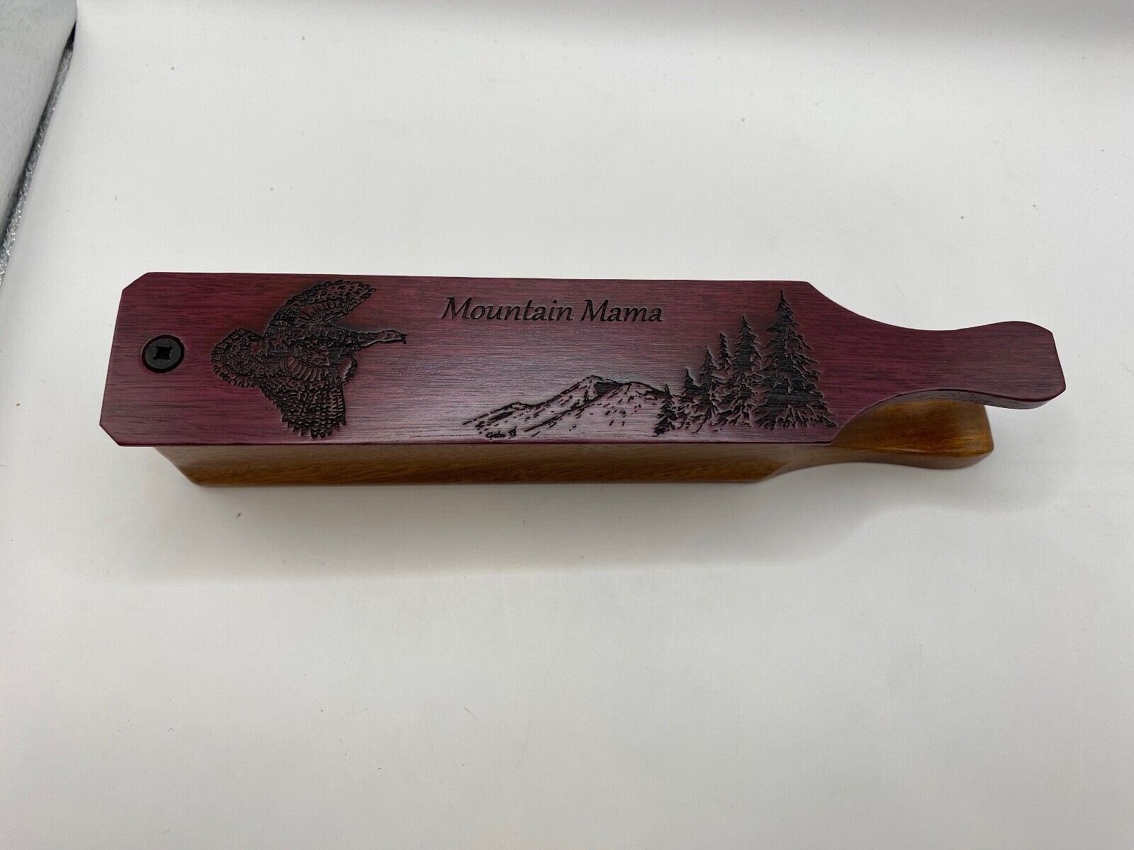 Genuinely Amish Crafted "Mountain Mama" Turkey Box Call - New, Unused! Wooden!