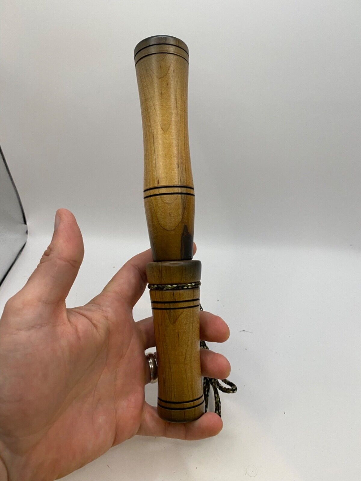 Wooden Amish Crafted Son Rize Buck / Deer Grunt Call - All Wood, Deep Sound!