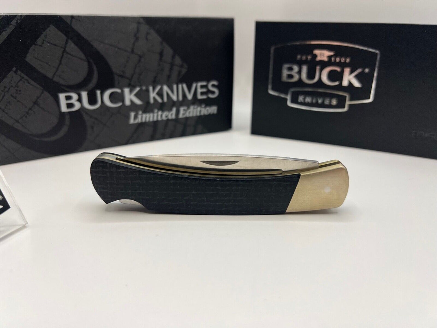 Buck USA 501 Squire 2022 Legacy Collection Knife - Micarta with Nickel, S35VN