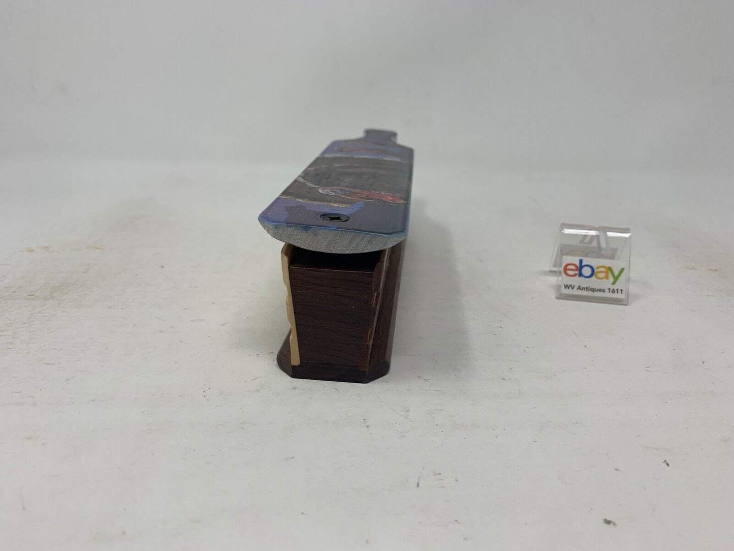 Wooden Amish Crafted Painted Lid Turkey Box Call - Turkey Scene - New, Unused!