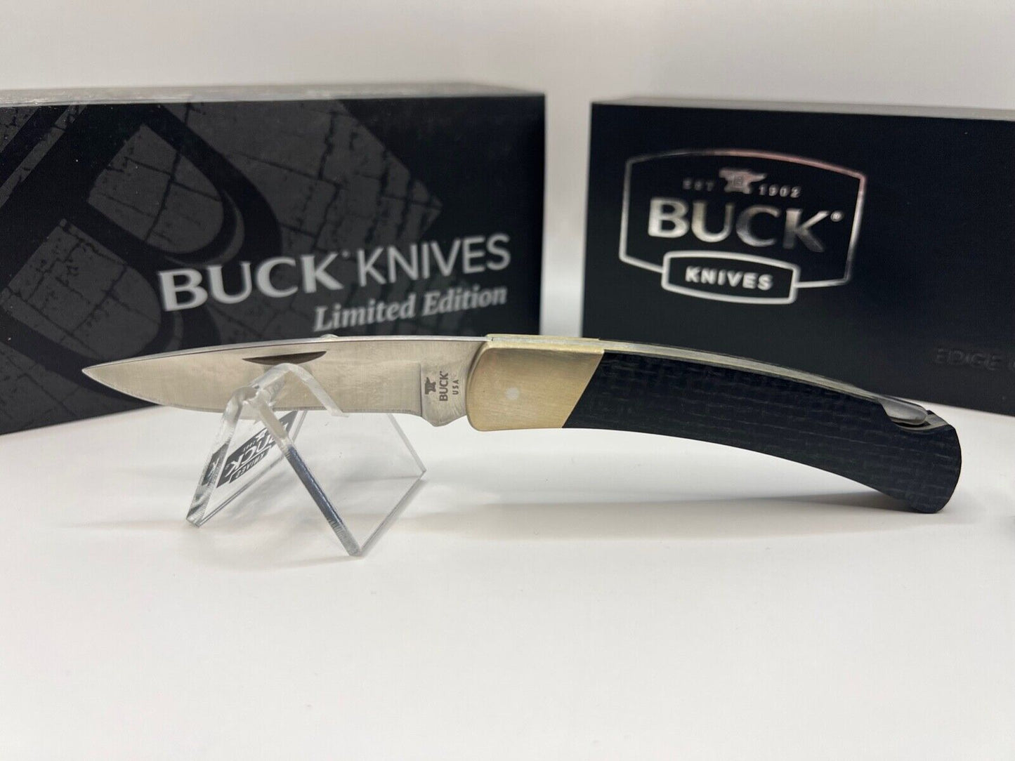 Buck USA 501 Squire 2022 Legacy Collection Knife - Micarta with Nickel, S35VN