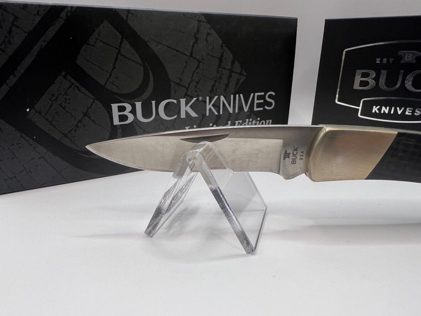 Buck USA 501 Squire 2022 Legacy Collection Knife - Micarta with Nickel, S35VN