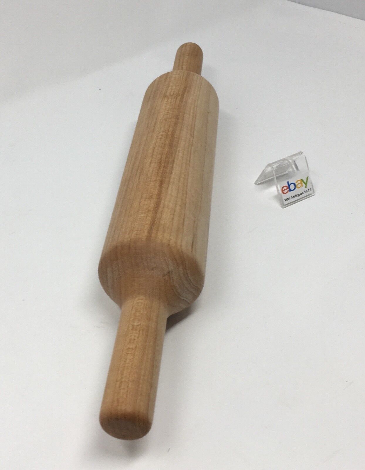 Genuinely Amish Crafted Wooden Rolling Pin - Solid Maple - 15 3/4" Long!