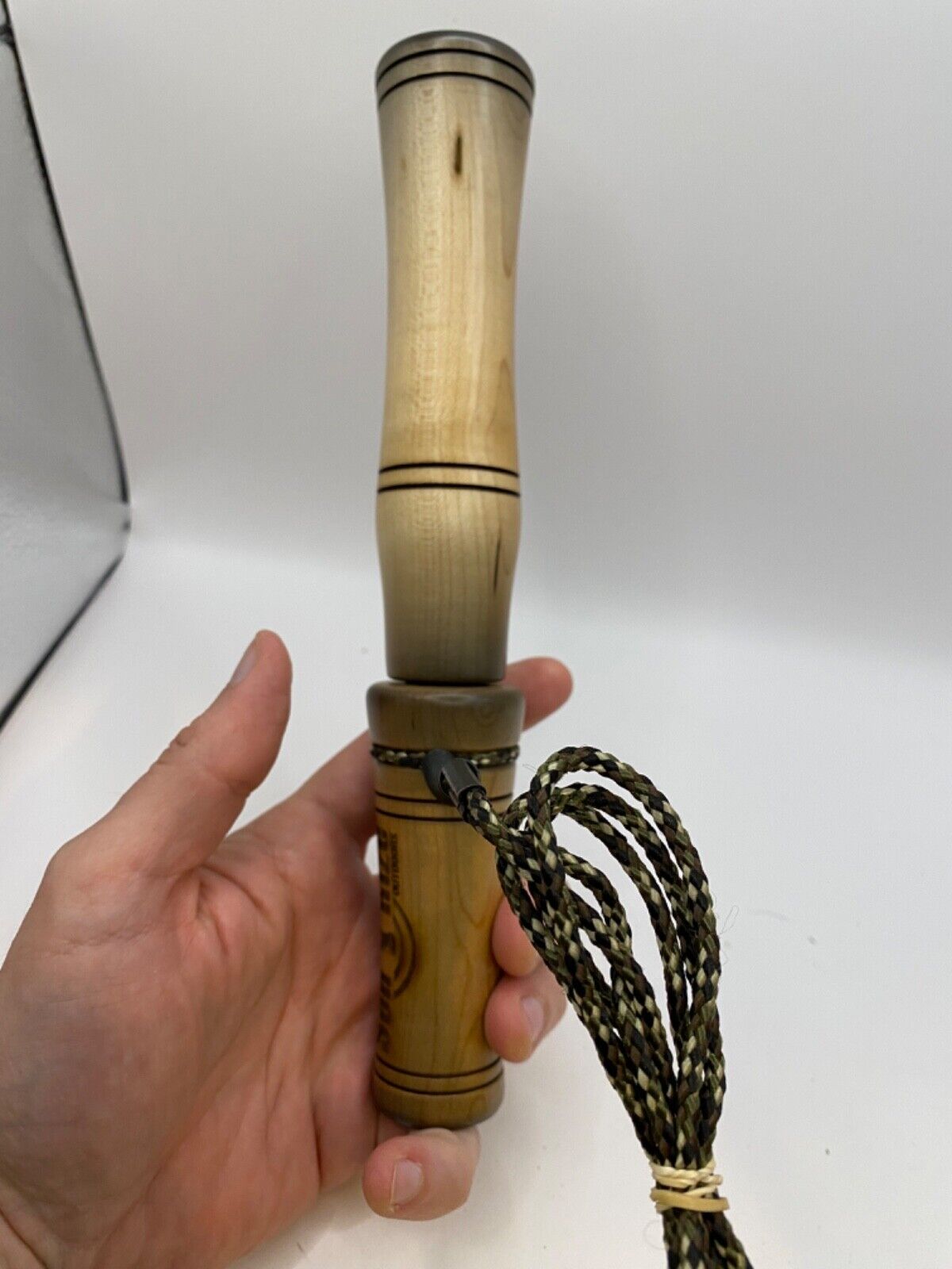 Wooden Amish Crafted Son Rize Buck / Deer Grunt Call - All Wood, Deep Sound!