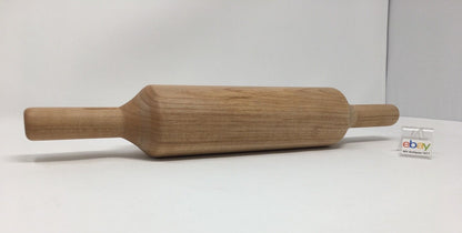 Genuinely Amish Crafted Wooden Rolling Pin - Solid Maple - 15 3/4" Long!