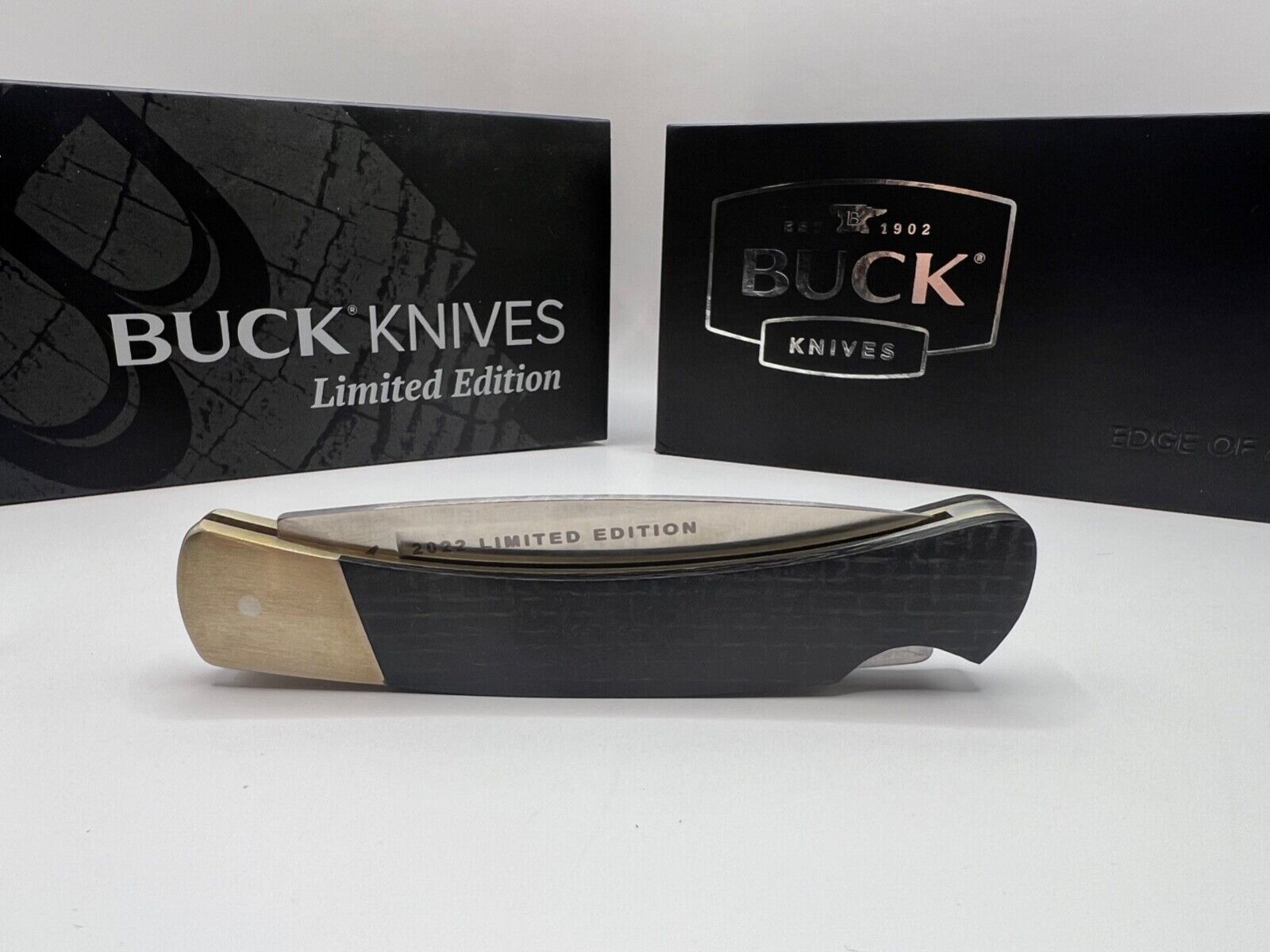 Buck USA 501 Squire 2022 Legacy Collection Knife - Micarta with Nickel, S35VN