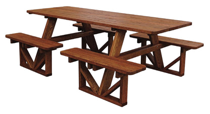 7' Walk-In Picnic Table