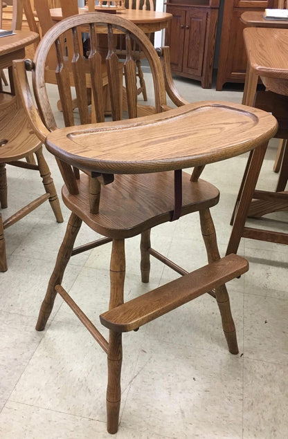 Arrow Back High Chair