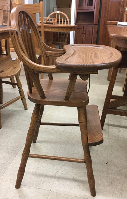 Arrow Back High Chair