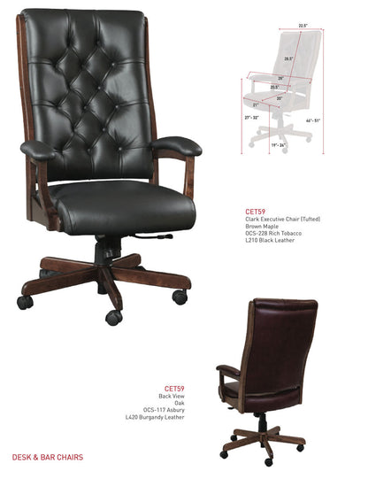 Clark Tufted Desk Chair