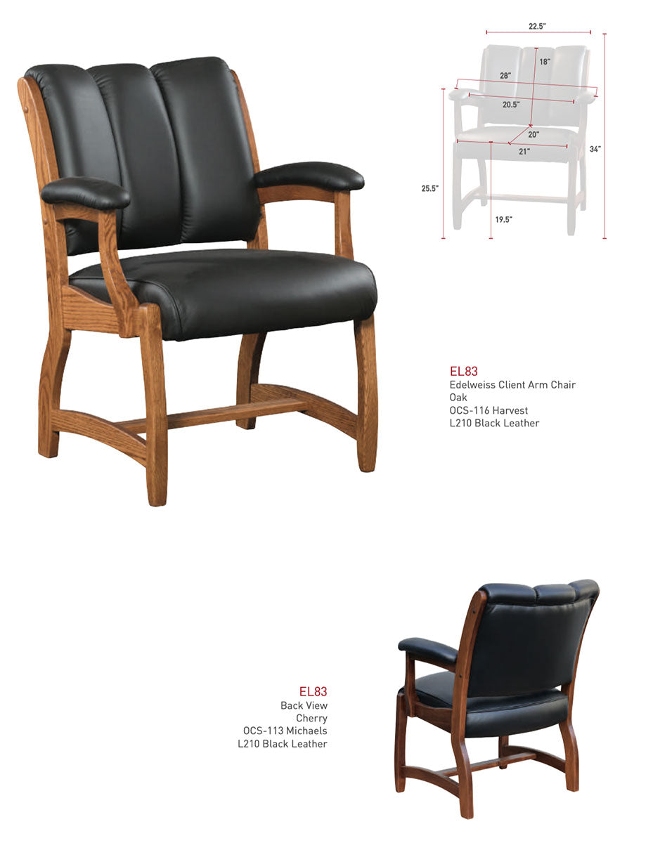 Edelweiss Client Arm Chair