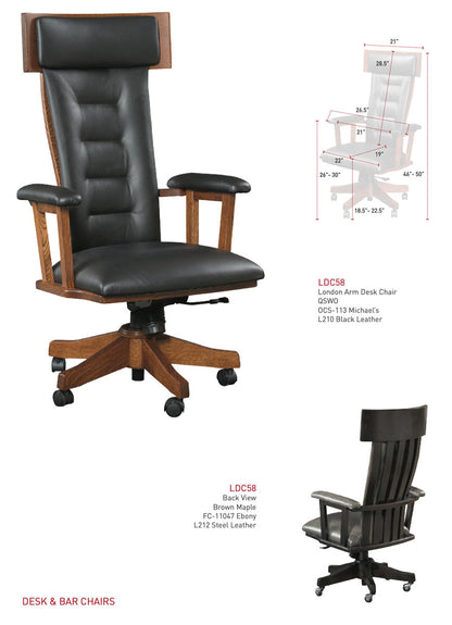 London Desk Chair