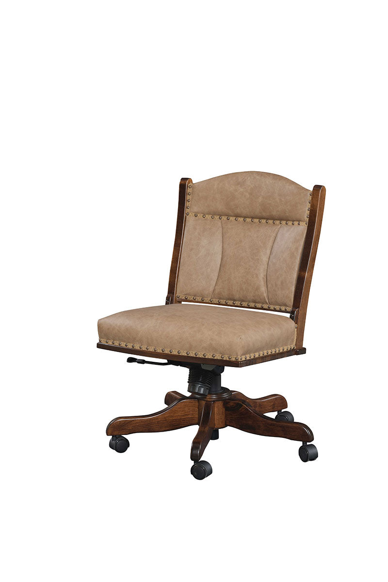 Executive Desk Chair with Low Back, without Arms