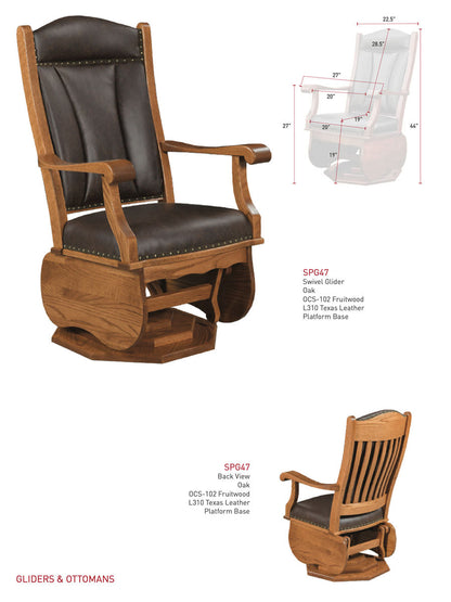 Swivel Glider - Platform Base