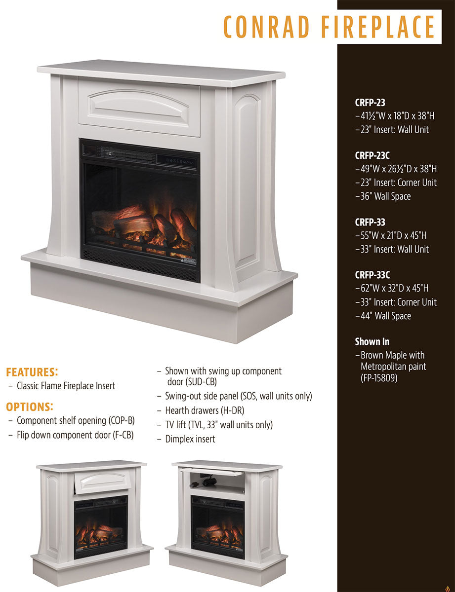 Conrad Wall Fireplace