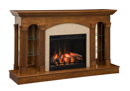 Curio Wall Fireplace