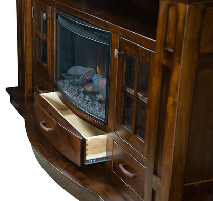 Delgado Fireplace Entertainment Center