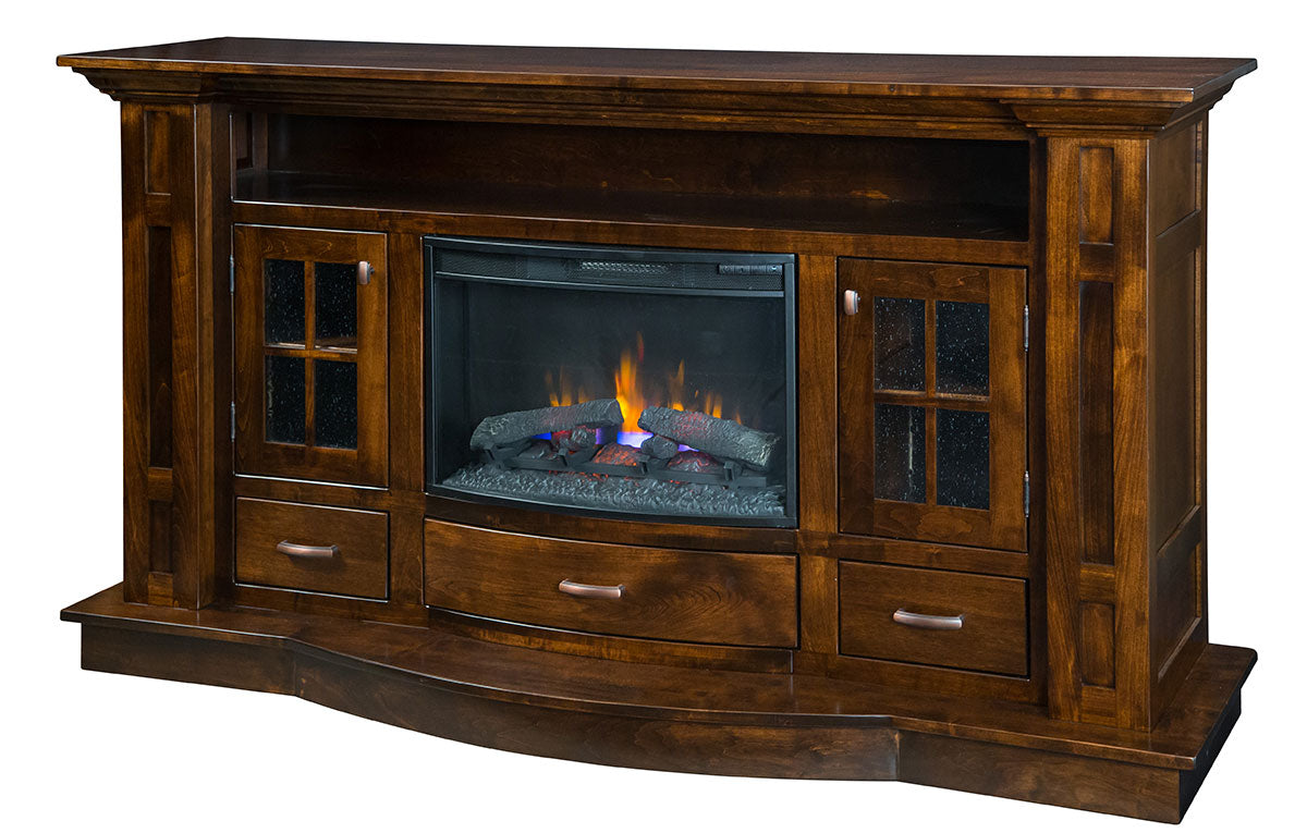 Delgado Fireplace Entertainment Center