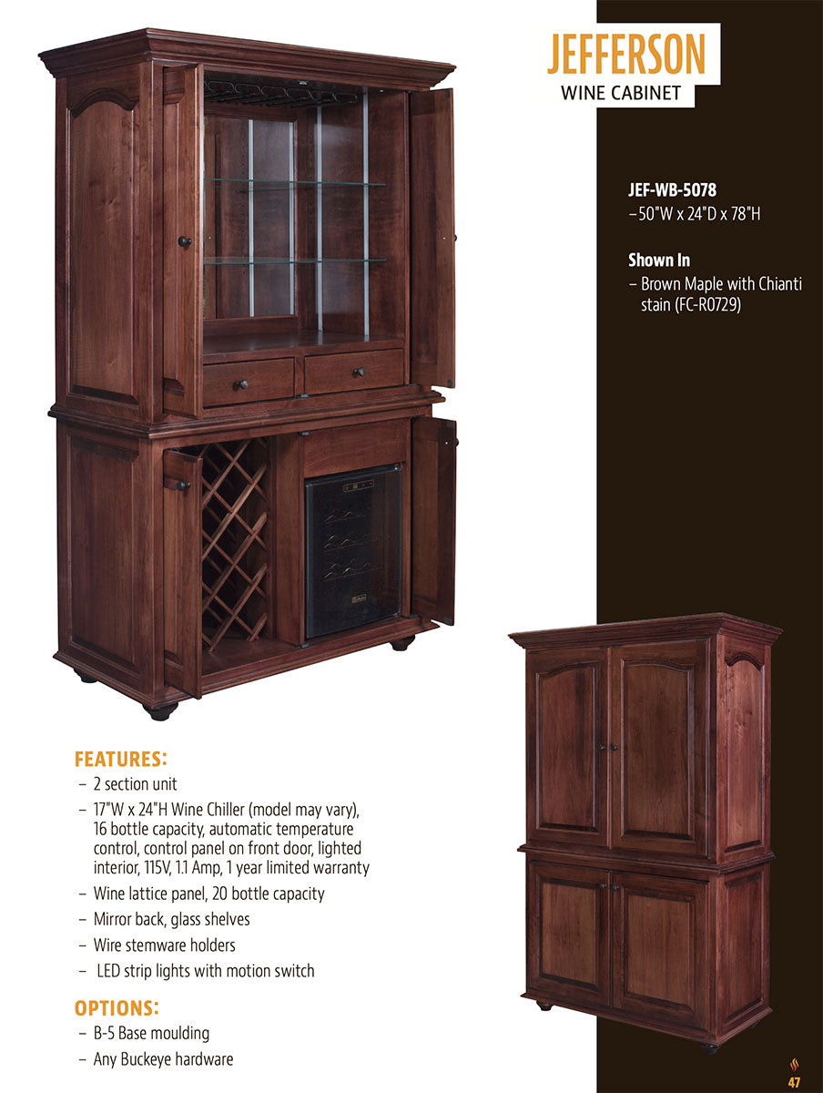 Jefferson Wine Cabinet