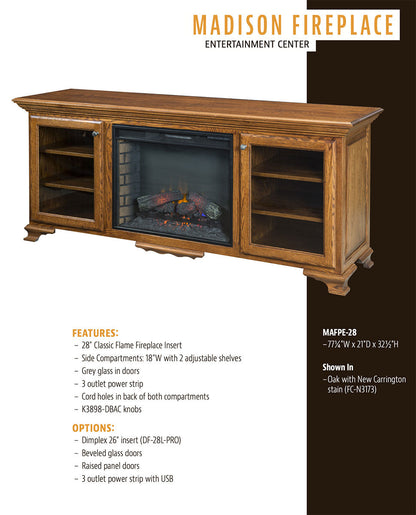 Regal Fireplace Entertainment Center