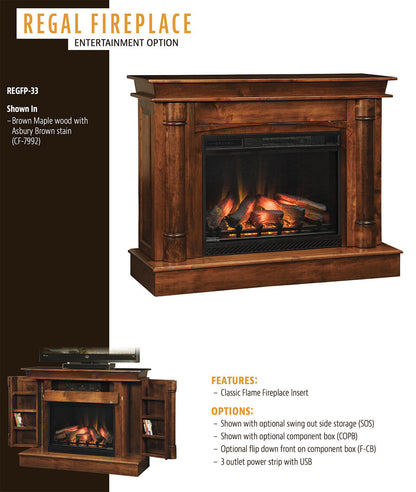 Regal Wall Fireplace