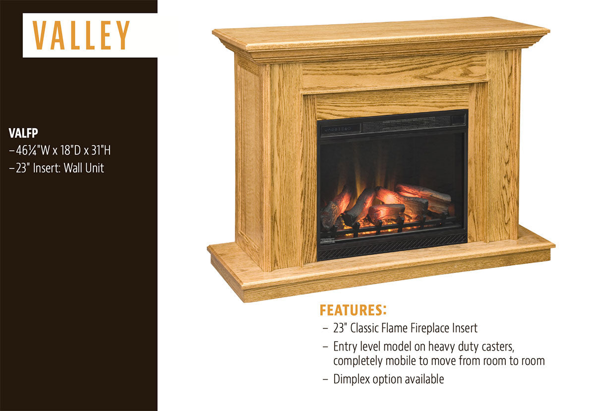 Valley 46 ¼ Wall Fireplace