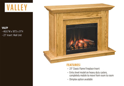 Valley 46 ¼ Wall Fireplace