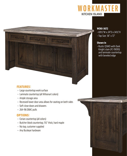 Workmaster Kitchen Island