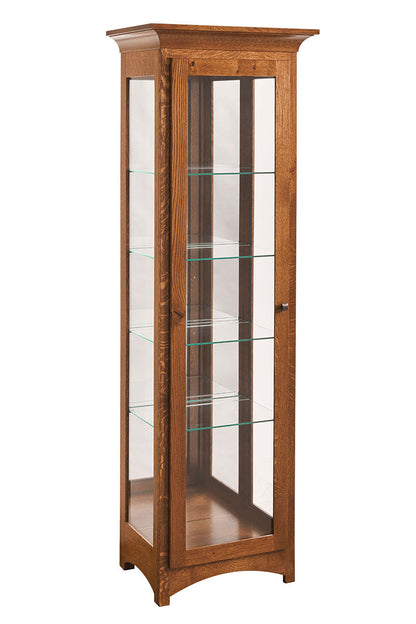 1-Door Mission Curio - 76" High