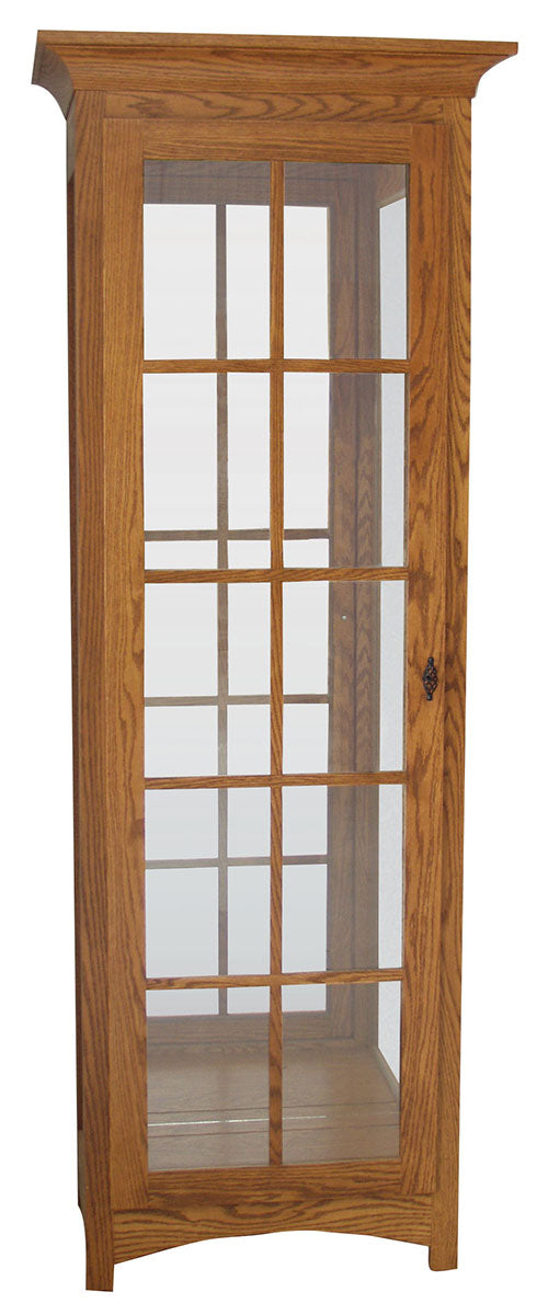 1-Door Mission Curio - 76" High