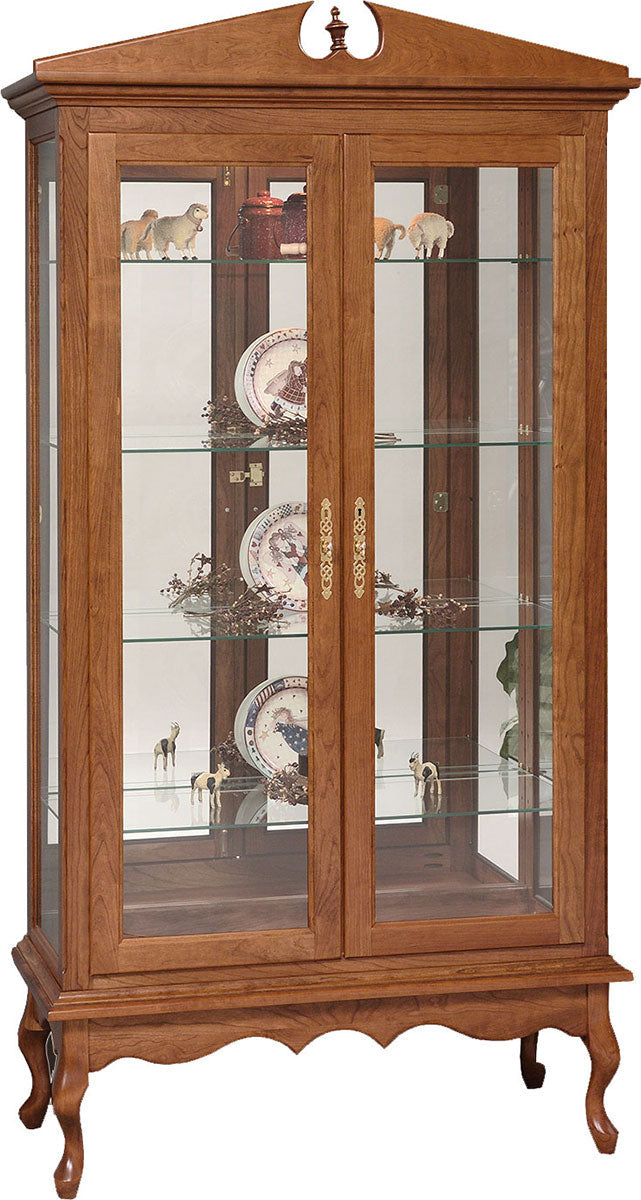 Queen Anne Double Door Curio