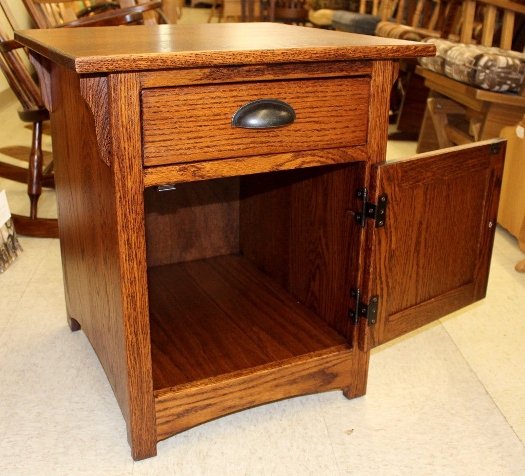 Lancaster Mission One Door End Table