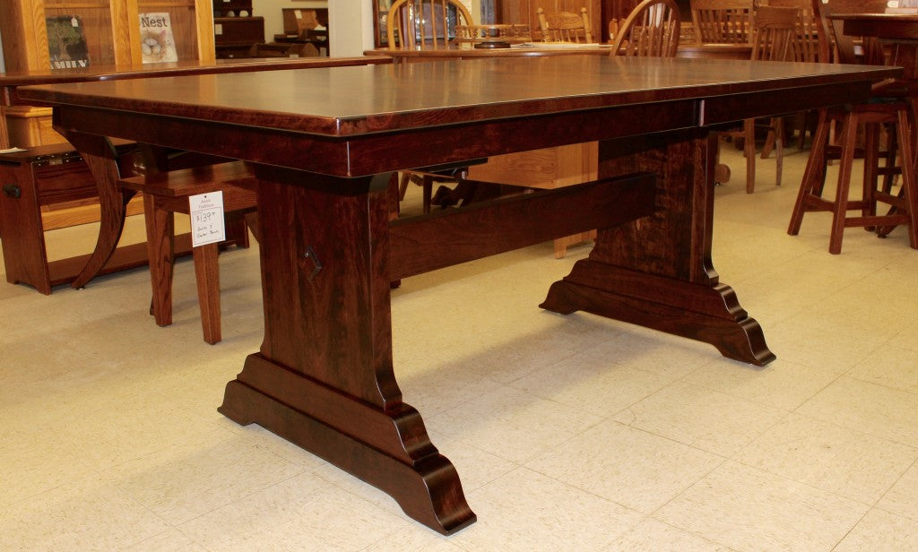 Hoover Double Pedestal Table