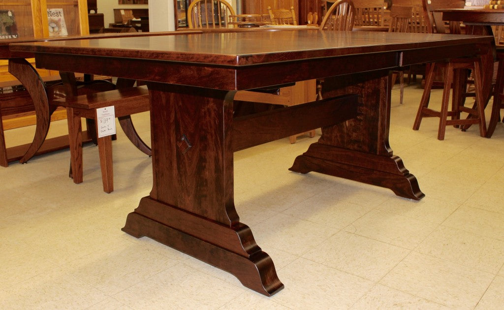 Hoover Double Pedestal Table