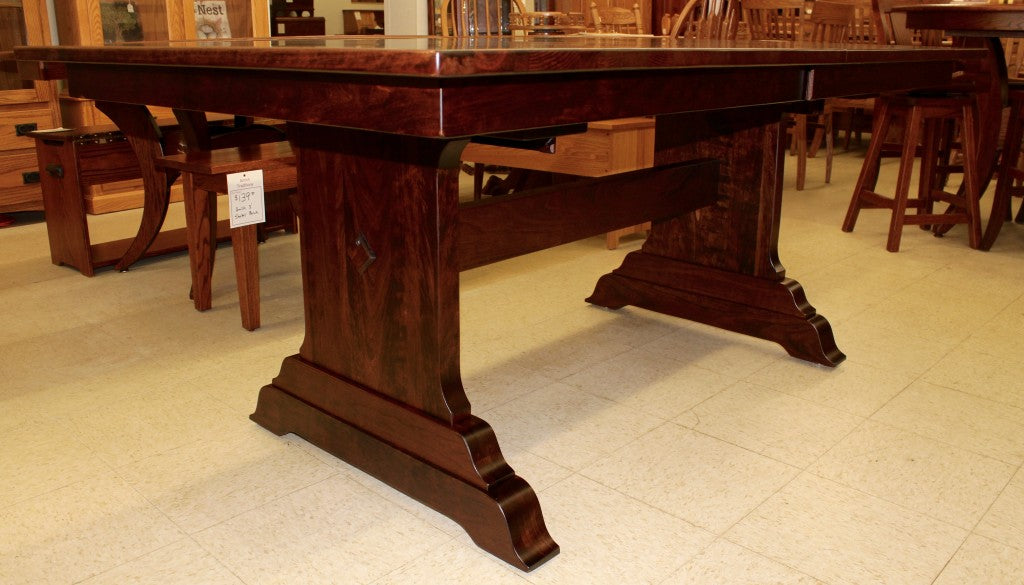 Hoover Double Pedestal Table