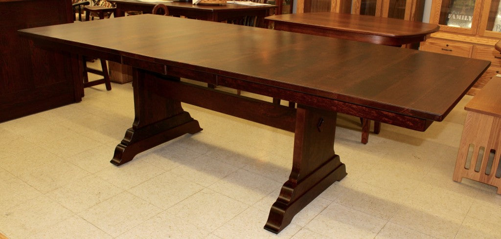 Hoover Double Pedestal Table