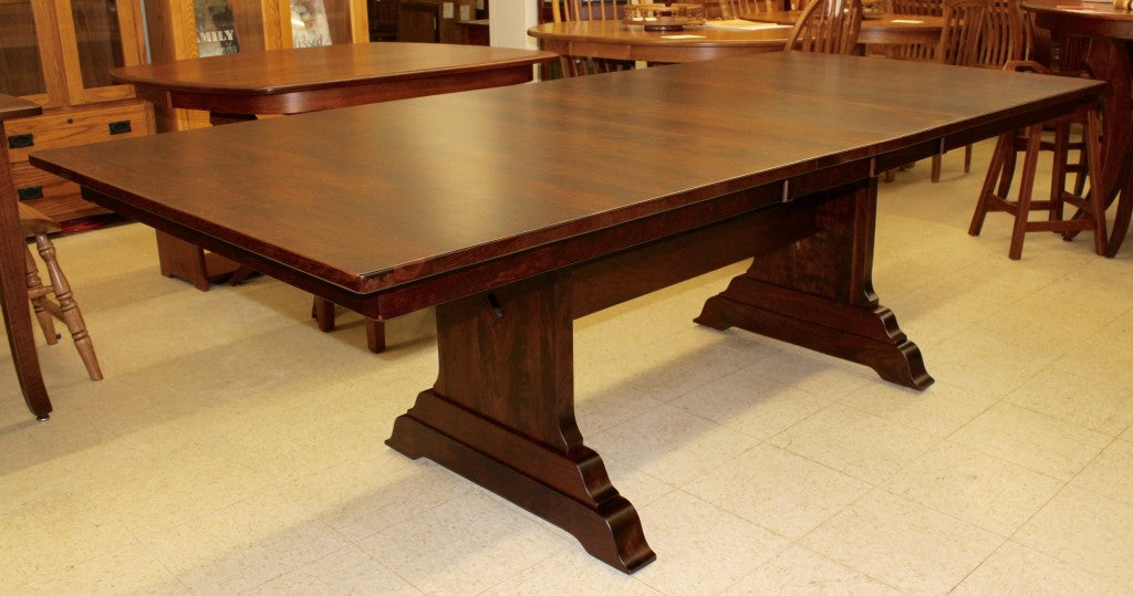 Hoover Double Pedestal Table