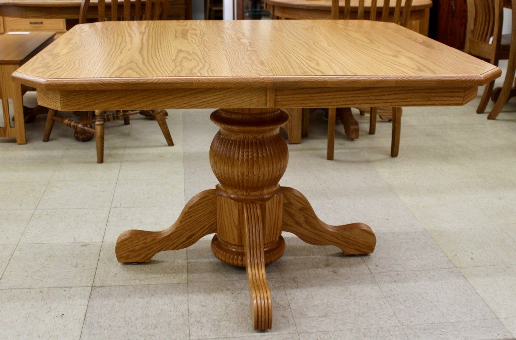 Pot Belly Single Pedestal Table