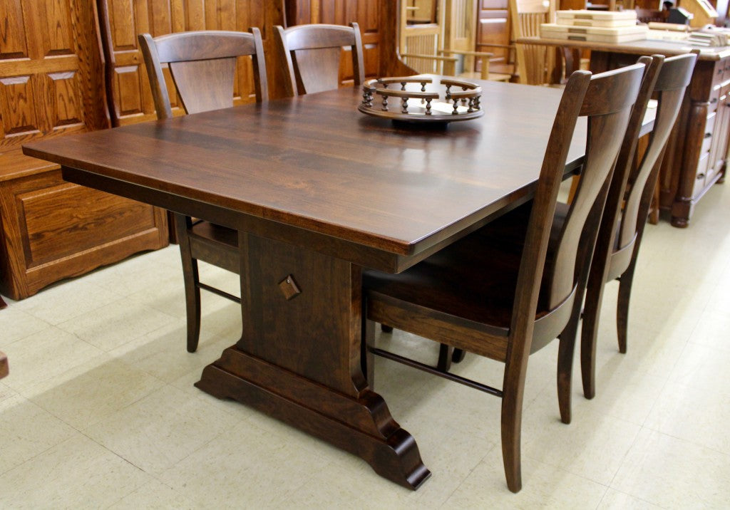 Hoover Double Pedestal Table