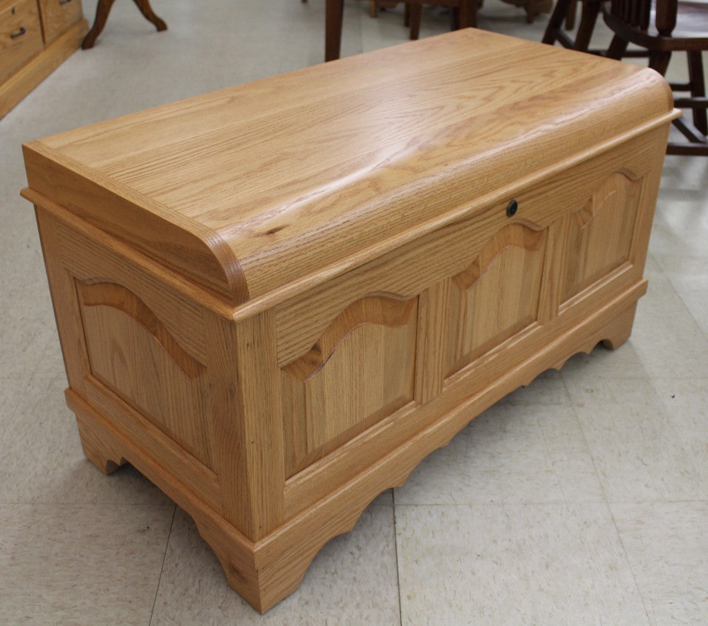Small Cathedral Raised Panel Blanket Chest