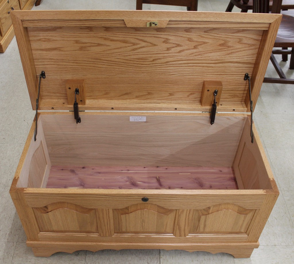 Small Cathedral Raised Panel Blanket Chest